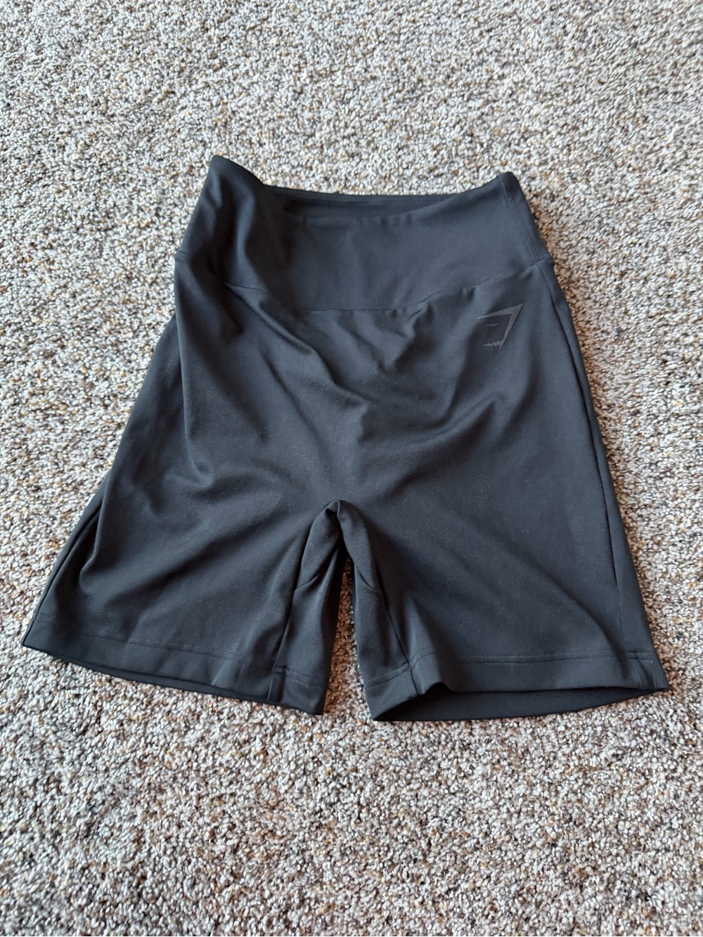 Gymshark Women's Small Black High Rise Biker Shorts Cycling Workout Training